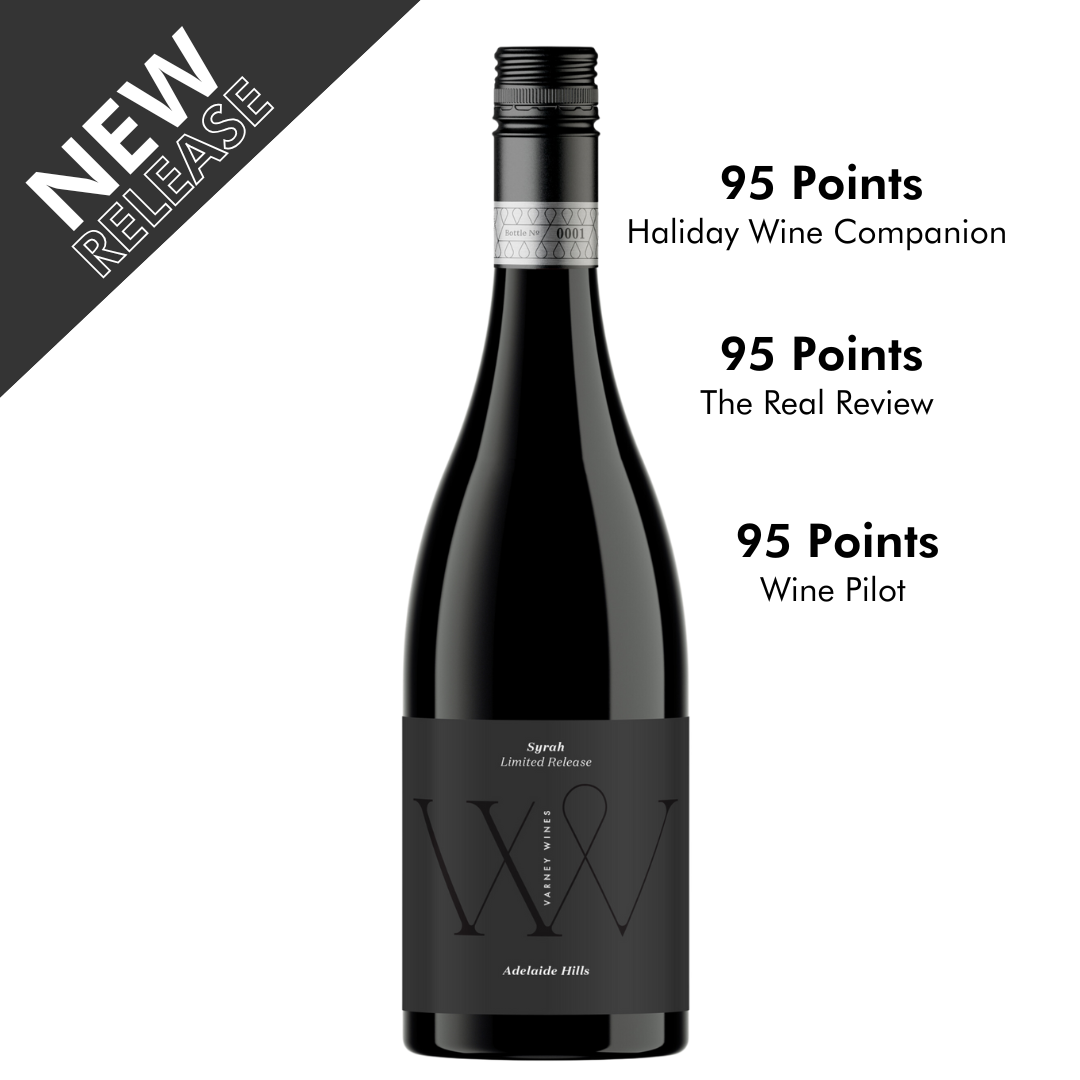 2022 Varney Wines Syrah from the Adelaide Hills.