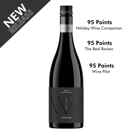 2022 Varney Wines Syrah from the Adelaide Hills.