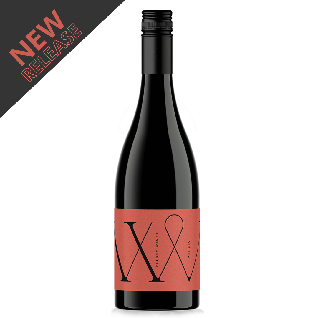Bottle shot of the Varney Wines New Release 2025 Mencia