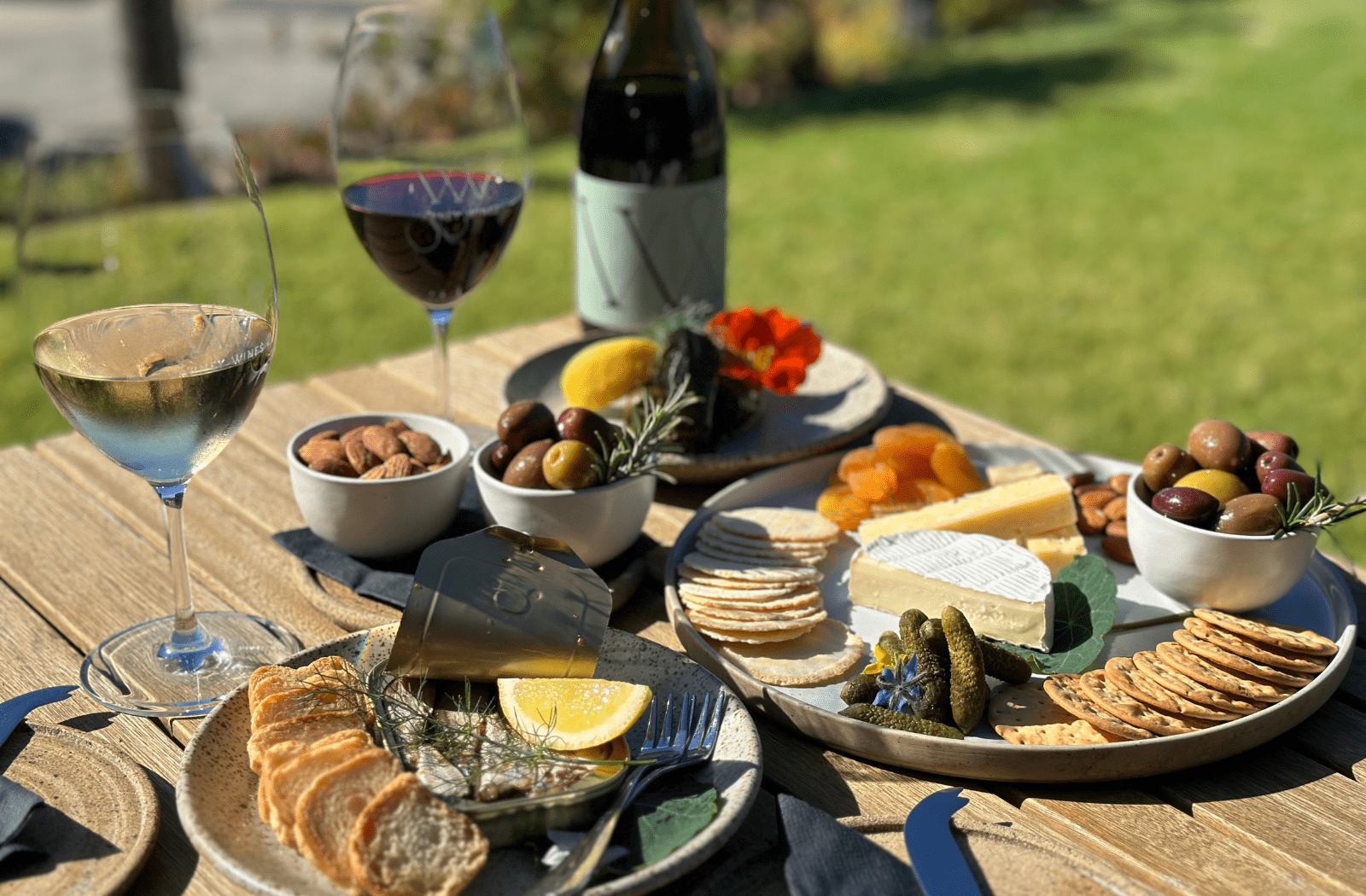 Snacks available at Varney Wines in McLaren Vale.