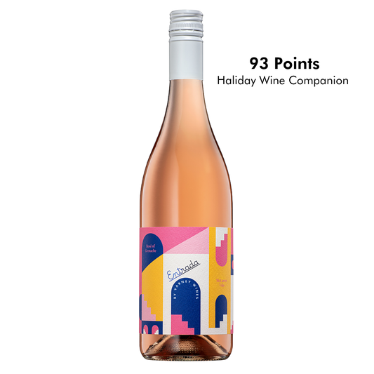 Bottle shot of Varney Wines 'entrada' Rosé of Grenache